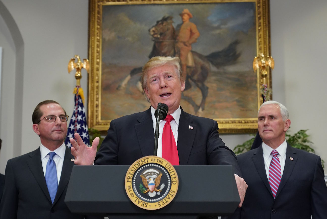 Trump Introduces New HHS Secretary, Avoids the O-Word