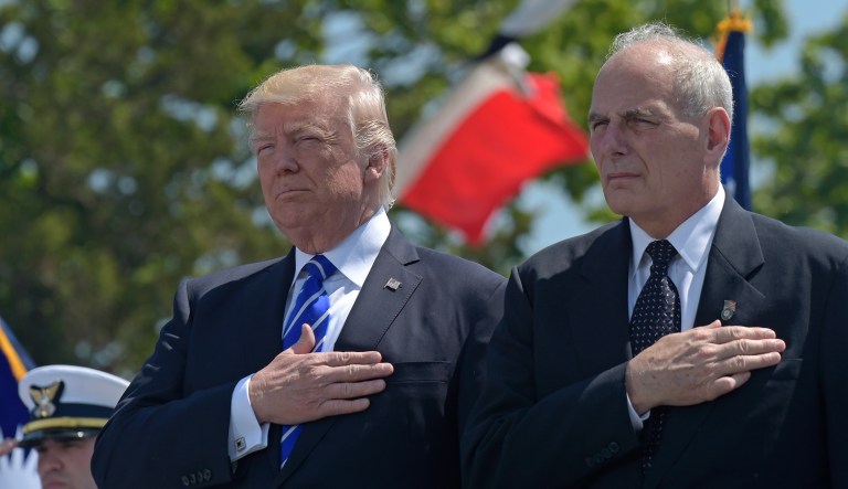 Everything in Kelly's background suggests he won't tolerate partisan backbiting. (AP Photo/Susan Walsh)
