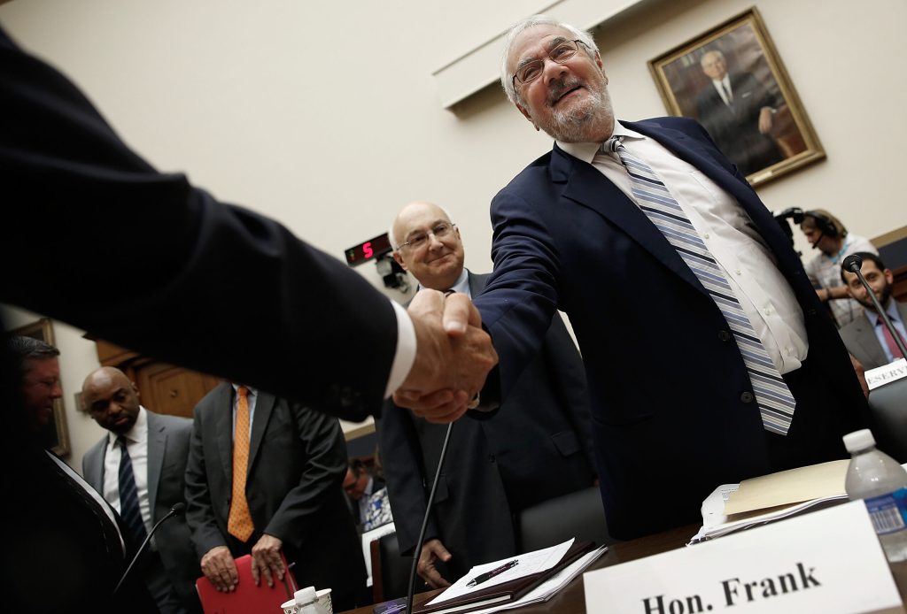 Barney Frank joins a bank