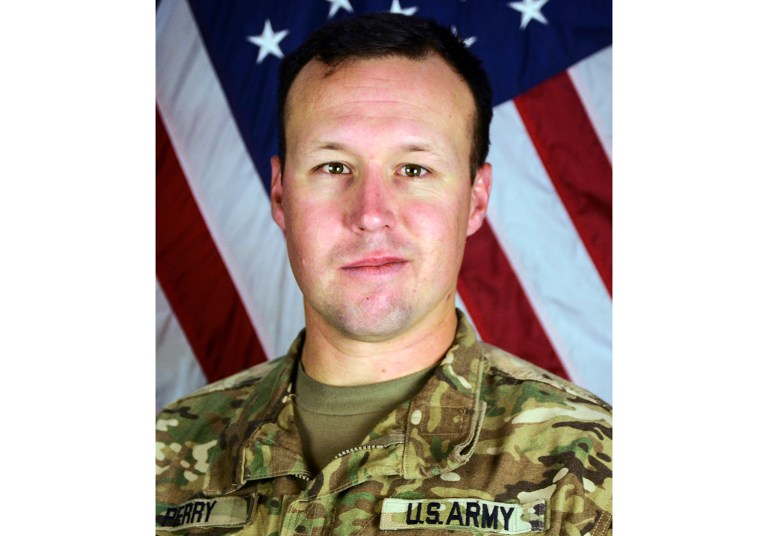 Sgt. John Perry, of Stockton, Calif., died of injuries inflicted by a suicide bombing Nov. 12, 2016, at Bagram Airfield. (Department of Defense via AP, File)