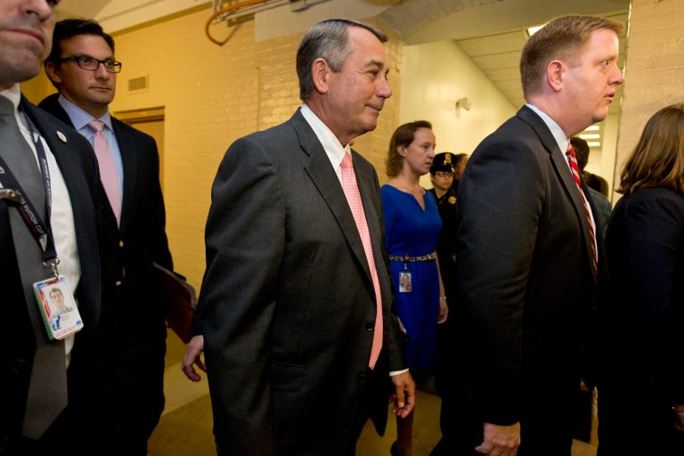 JohnÂ Boehner also planned to issue a clean continuing resolution, but agreed to votes on other bills to take on Planned Parenthood and abortion services. (AP Photo)Â 