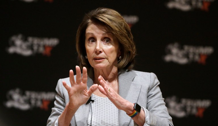 House Minority Leader Nancy Pelosi of Calif., said the $1,000 bonuses paid to more than 200,000 AT&T employees as a result of the GOP tax cuts were 