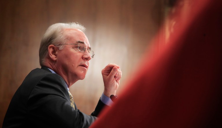 Letter from 15 Democratic senators was sent in response to changes to the Department of Health and Human Services website and some recent hires. (AP Photo/Manuel Balce Ceneta)