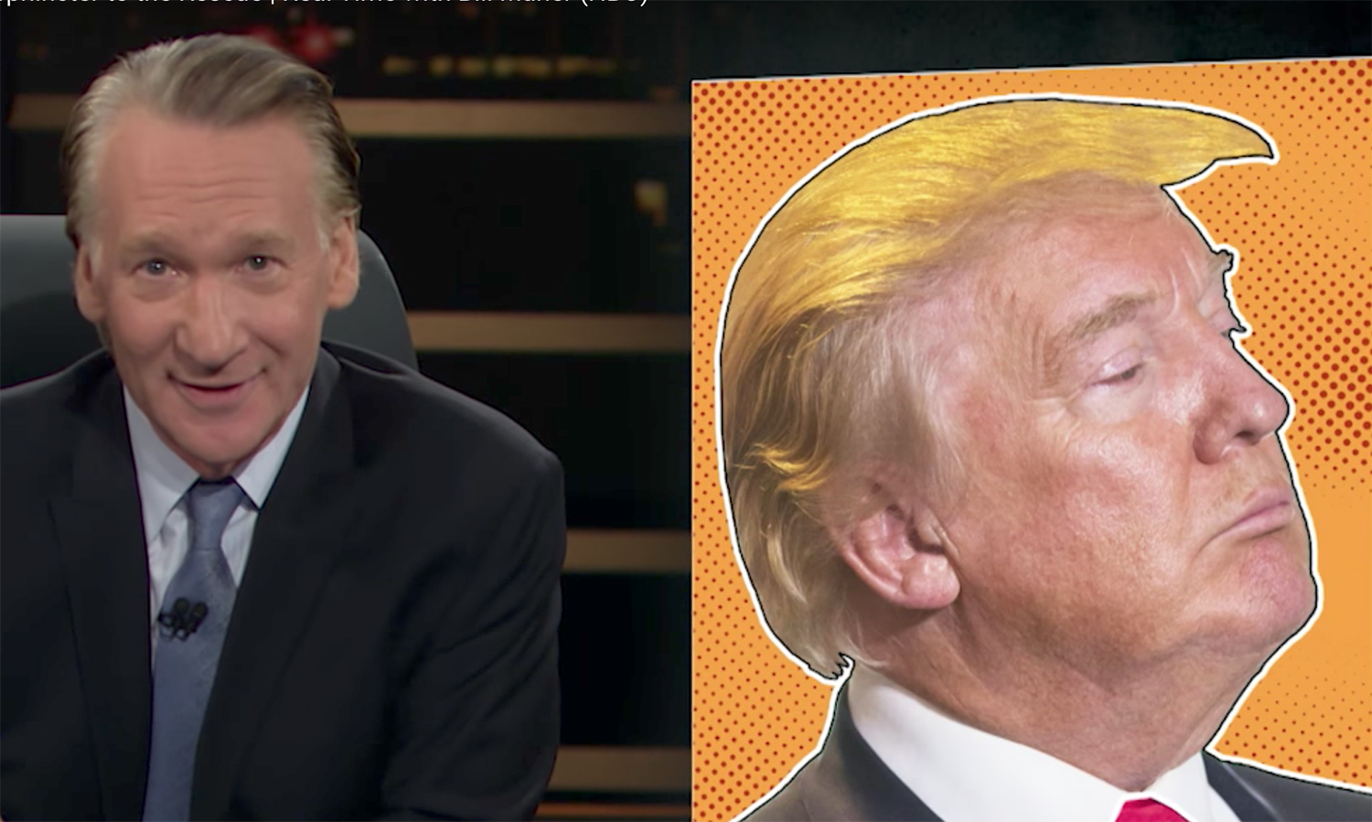 Bill Maher imagines Trump as a superhero: ‘Orange Sphincter’