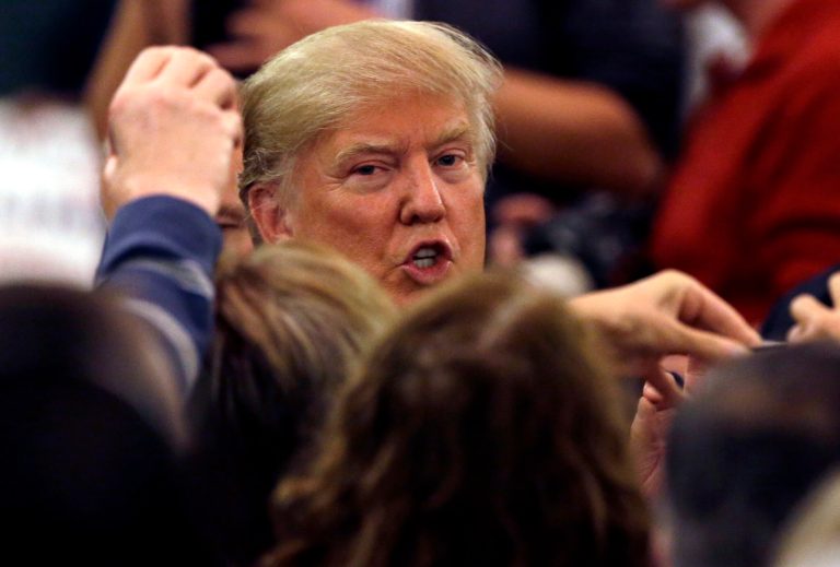 Republican presidential candidate Donald Trump is well ahead of Sen. Ted Cruz in his home state of New York. (AP Photo/Nam Y. Huh)