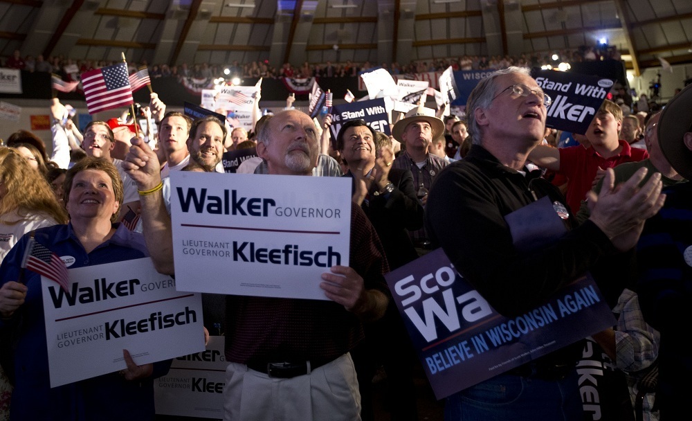 Obama, public unions suffer setback in Wisconsin