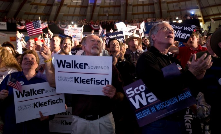 Obama, public unions suffer setback in Wisconsin