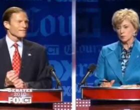 Rasmussen: Blumenthal 54%, McMahon 43%