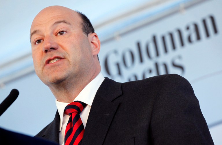 Gary Cohn, president and COO of Goldman Sachs, is reportedly being considered to head the Office of Management and Budget for President-elect Trump's administration. (AP Photo/Mark Lennihan)