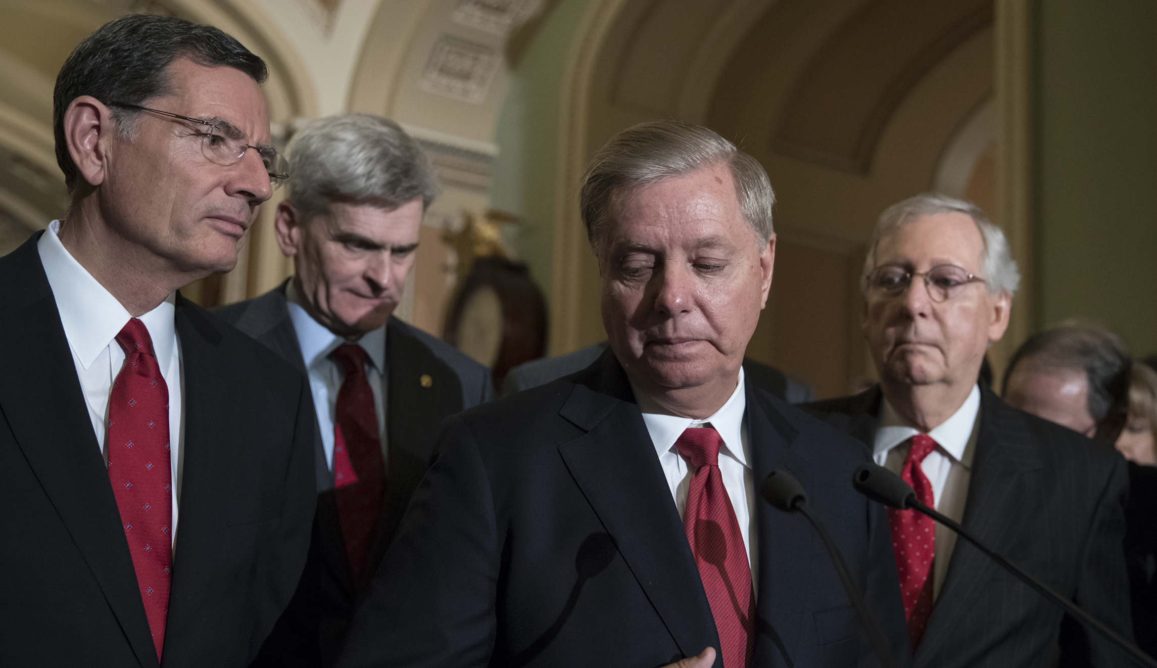 Republican senators renew call for repeal of Obamacare’s individual mandate