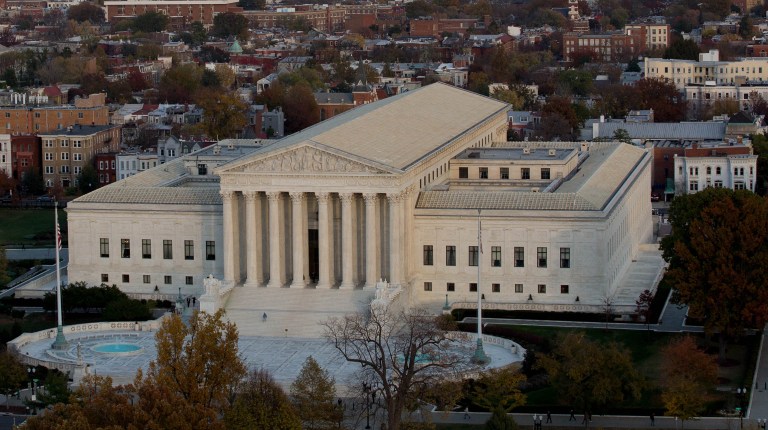 Today the Supreme Court heard oral argument in two redistricting cases. (Washington Examiner/Graeme Jennings)