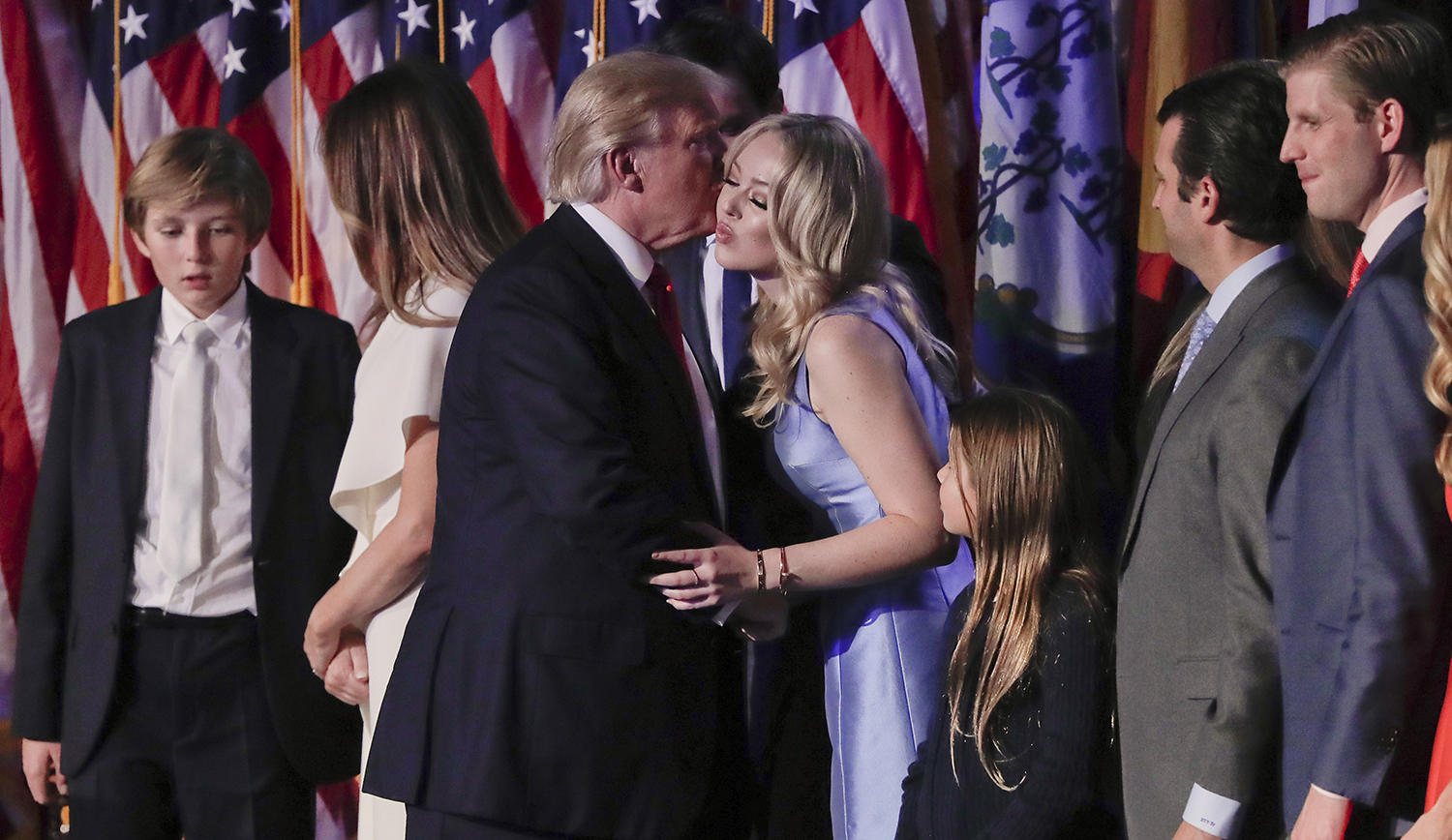Trump admits Donald Jr. and Ivanka tried to ‘bump’ half-sister Tiffany from inheritance