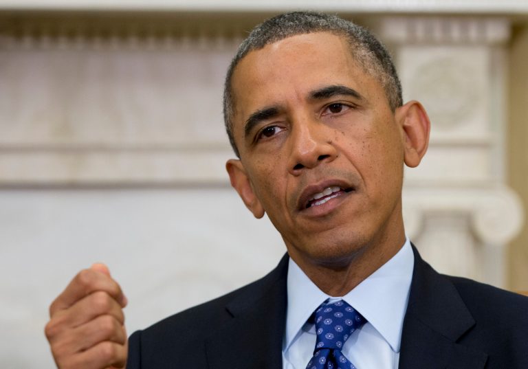 President Obama would have the ability to shift resources and personnel among executive branch agencies if Congress voted to defund Obamacare. (AP/Carolyn Kaster)