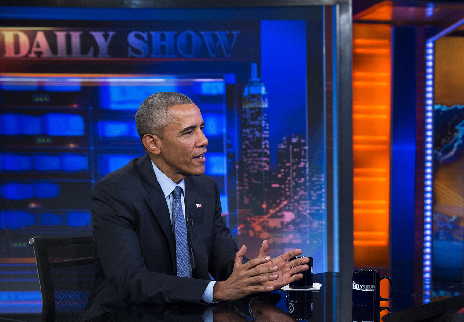 ‘The Daily Show’ nabs first post-election TV interview with Obama
