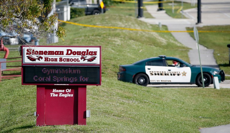 On Friday, it was reported that Broward County Sheriff's Deputy Scot Peterson did not enter the school as the shooting occurred. But Peterson wasn't the only one — three other Broward County Sheriff's deputies also remained outside the school with their pistols drawn as they took cover behind their vehicles, according to a report. (AP Photo/Wilfredo Lee, File)