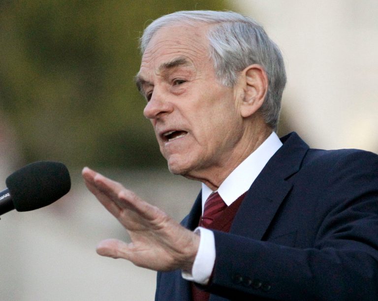   FILE - In this April 5, 2012 file photo, Republican presidential candidate Rep. Ron Paul, R-Texas speaks at the University of California at Berkeley, Calif. Their candidate has given up on becoming president. But Ron Paulâs supporters have been taking over state Republican conventions in places like Nevada and Maine, and now theyâre planning to do the same in Iowa on Saturday June 16, 2012 as part of an effort to try to carry the Texas congressmanâs banner to the national convention in Florida this summer. (AP Photo/Ben Margot, File)  