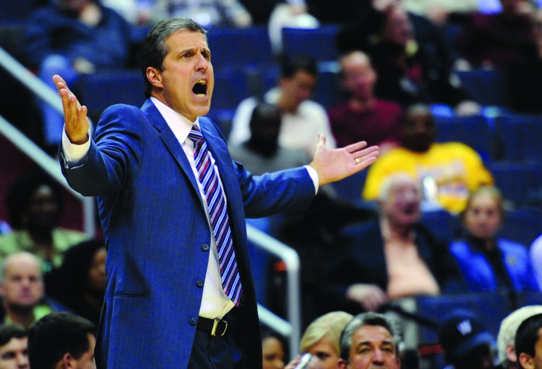 Nick Wass/AP
Washington Wizards coach Randy Wittman experimented with four different lineups in Tuesday's practice.