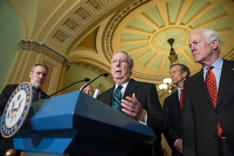 The vote has been scheduled for 10:30 a.m. Thursday at the request of Senate Majority Leader Mitch McConnell, R-Ky. (AP Photo/J. Scott Applewhite)
