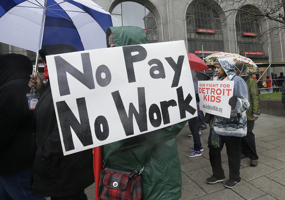 Detroit teachers’ sick-out — that about sums it up