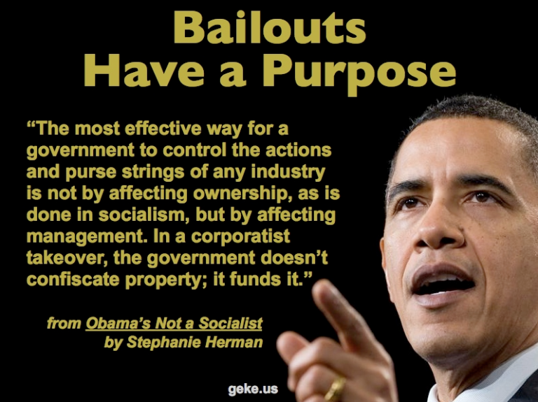 Obama running as unabashed corporatist