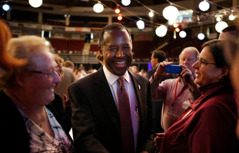 Ben Carson first sent a letter to the Nevada Republican Party last Friday, asking for his to delegates to be released. (AP Photo)