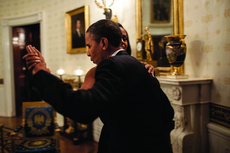 President Obama beat Mitt Romney among women seeking a sugar daddy in part because he's viewed as a good dancer. (Photo by Pete Souza/The White House via Getty Images)