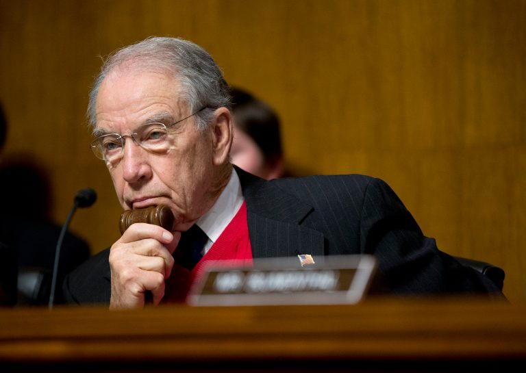 Grassley questioned how long the State Department had been aware of the email in question. (AP Photo/Pablo Martinez Monsivais)