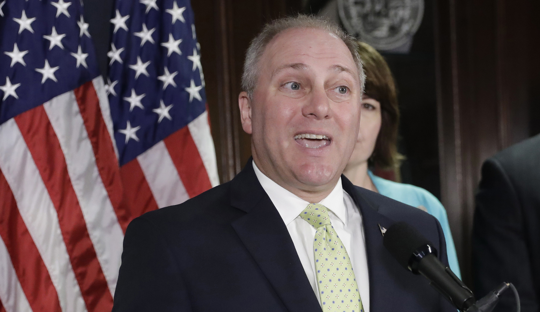 Paul Ryan: Steve Scalise is talking, texting