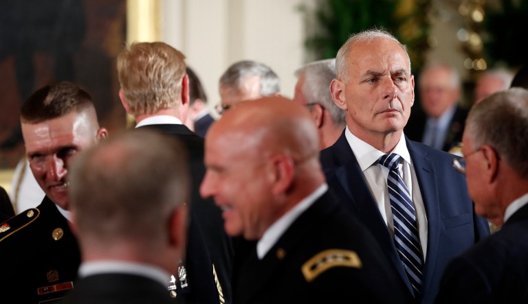 Kelly was brought on to help bring discipline and order to what many have said is a chaotic White House. (AP Photo/Pablo Martinez Monsivais)