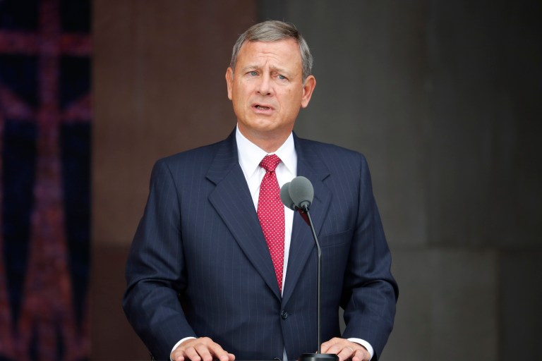 Chief Justice John Roberts participated in oral arguments before realizing he had a conflict of interest. (AP Photo/Pablo Martinez Monsivais, File)