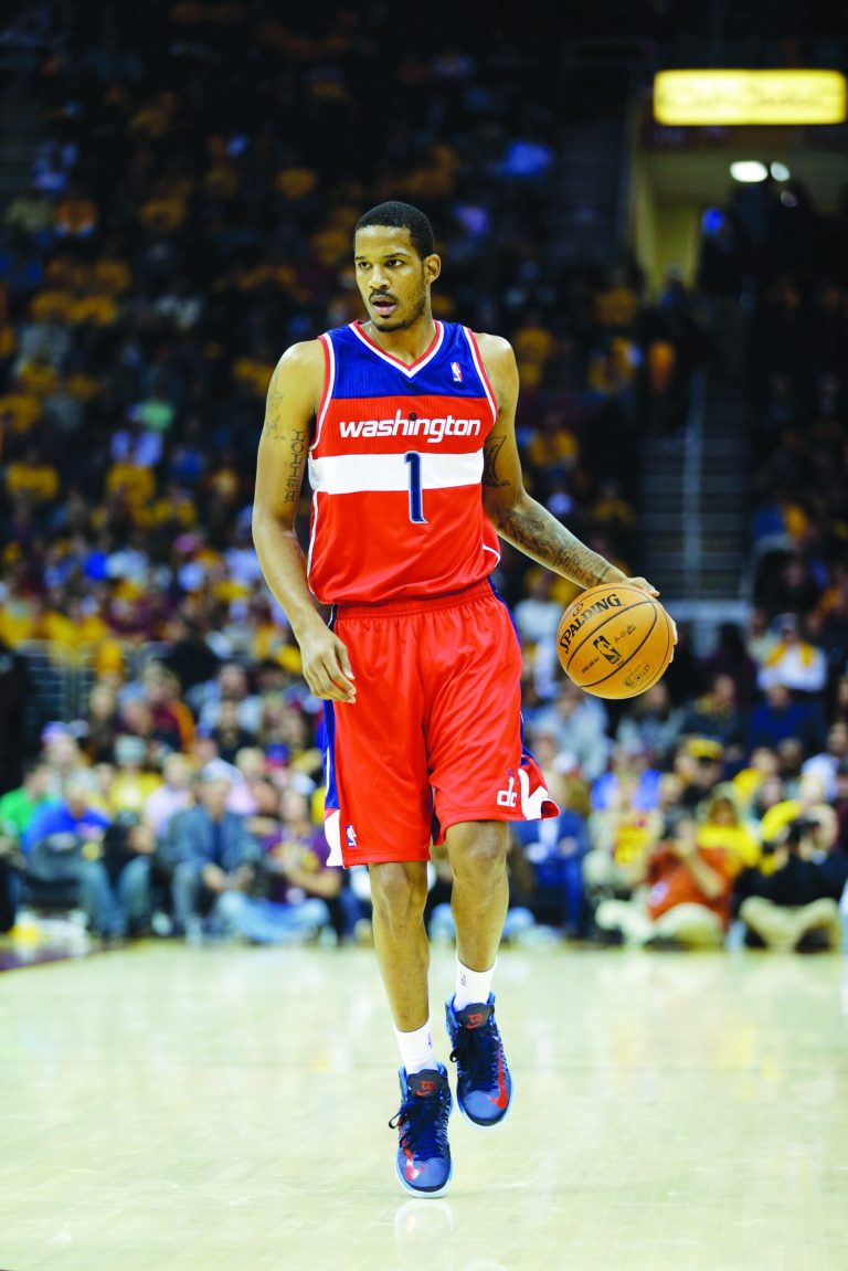 Mark Duncan/AP
Wizards forward Trevor Ariza has struggled so far this season, scoring a total of only nine points in Washington's two losses.