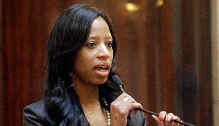 Rep. Mia Love, R-Utah, has called on Rep. Blake Farenthold, R-Texas, to step down after it was revealed he had used taxpayers' dollars to settle a sexual harassment case filed by a former staffer.