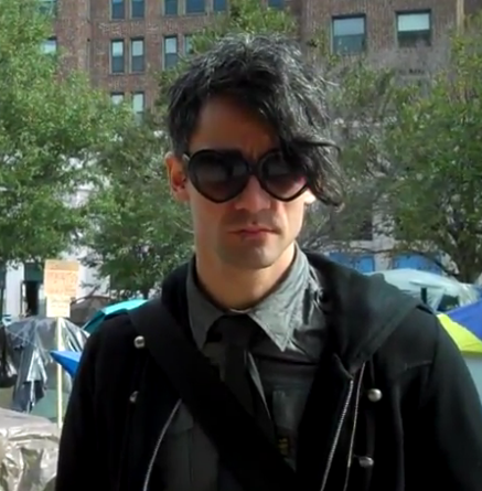 What, me hippie? An occupier defends his protest
