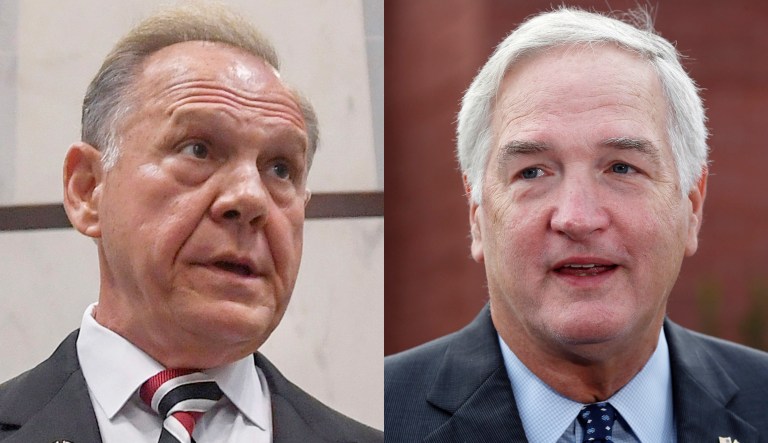 Moore backers will say it's dirty. Strange supporters will call it the ugly truth. (Mickey Welsh/The Montgomery Advertiser via AP, Butch Dill, File)