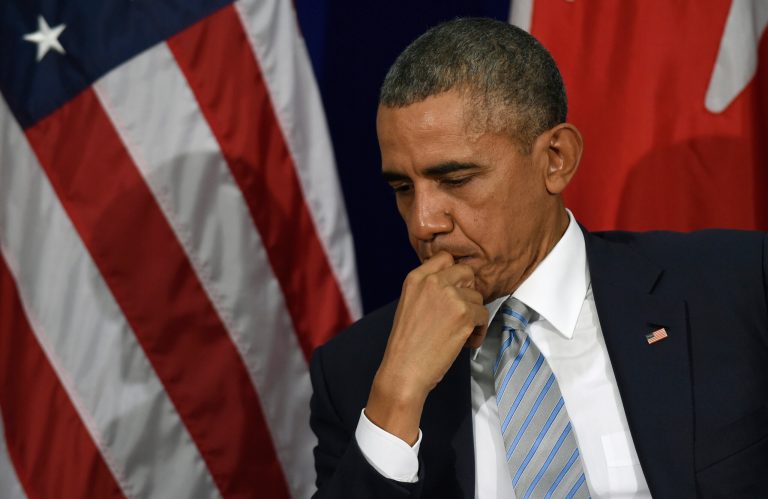 Donald Trump suggested that President Obama prefers to dodge Congress on guns and other issues because he doesn't like many people. (AP Photo/Susan Walsh, File)