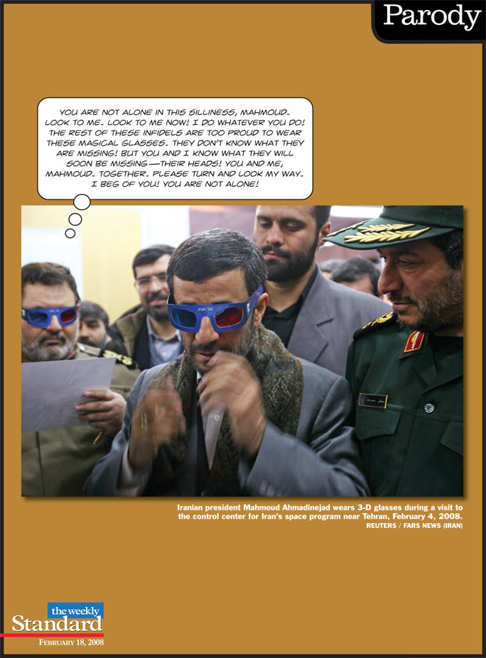 Ahmadinejad’s shades
