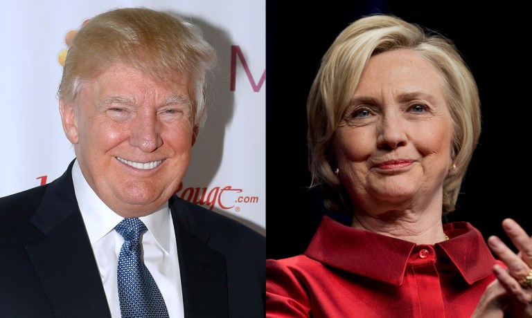 A lot of potential voters are reluctant to choose either Donald Trump or Hillary Clinton, and may not vote. (AP Photos)