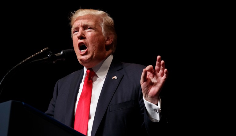 One of President Trump's business associates promised in 2015 to orchestrate a real estate deal with assistance from Russian President Vladimir Putin that he believed would help Trump become president, according to a report. (AP Photo/Evan Vucci, File)