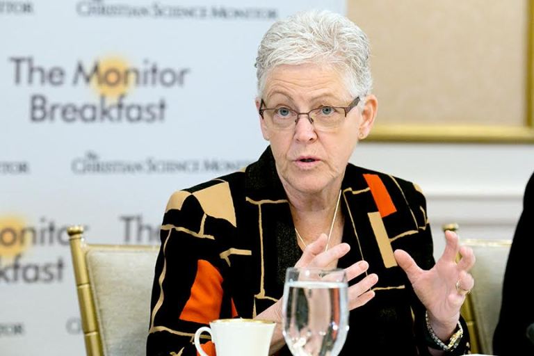 EPA Administrator Gina McCarthy. Michael Bonfigli/Christian Science Monitor