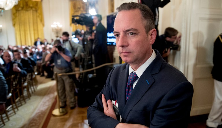 Priebus' resignation ended months of whispers that the former RNC chairman never consolidated authority in a White House filled with rival power centers. (AP Photo/Andrew Harnik)