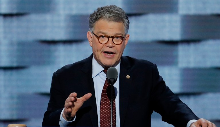 Sen. Al Franken, D-Minn., says he will no longer appear with comedienne Kathy Griffin to promote his new book. (AP Photo/J. Scott Applewhite)
