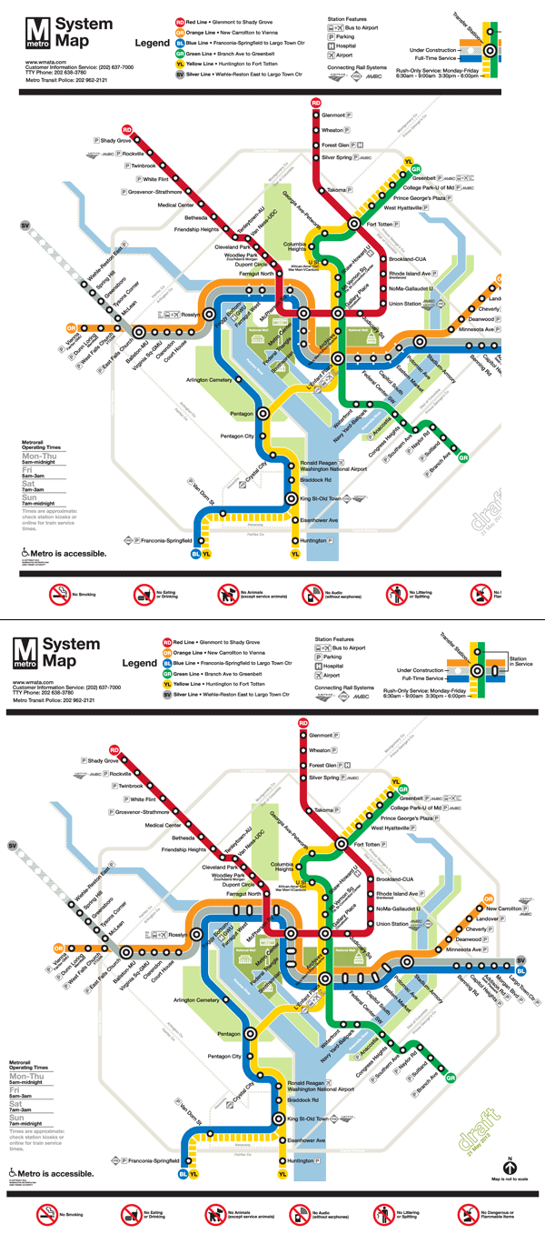 Capsules or leggy dots? Metro seeking more input on new rail map