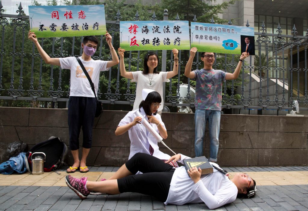 Chinese man brings gay conversion therapy lawsuit