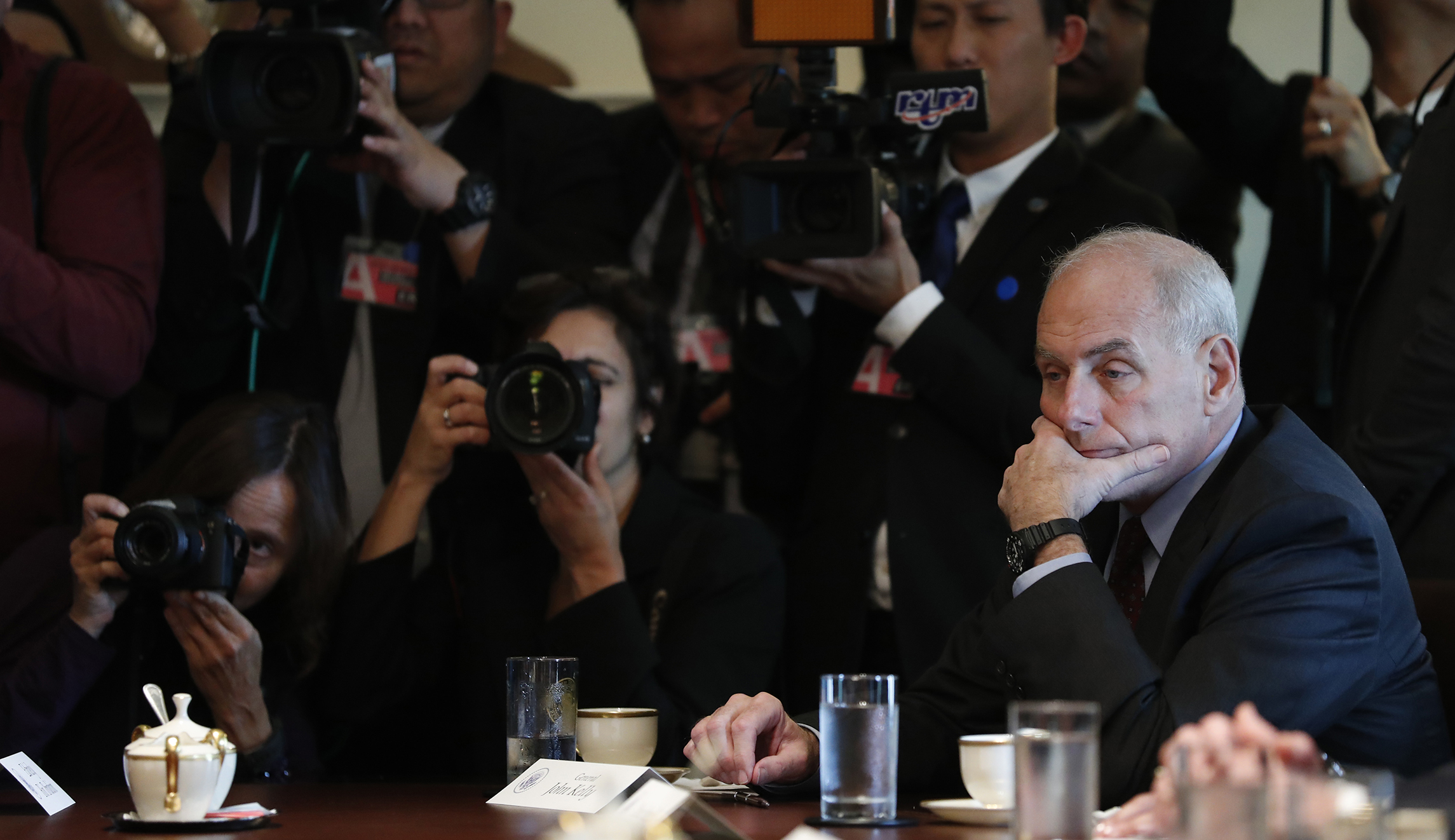 John Kelly shames the shameless media