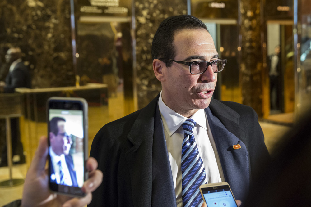 Trump Names Mnuchin for Treasury and Ross for Commerce