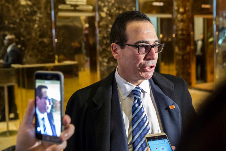 Trump Names Mnuchin for Treasury and Ross for Commerce