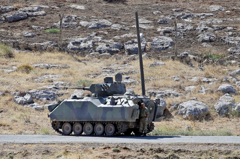 Capt. JeffÂ Davis said the Pentagon is watching the situation closely and has seen indications that Russia is establishing a forward air operating base near Latakia, Syria. (AP Photo)