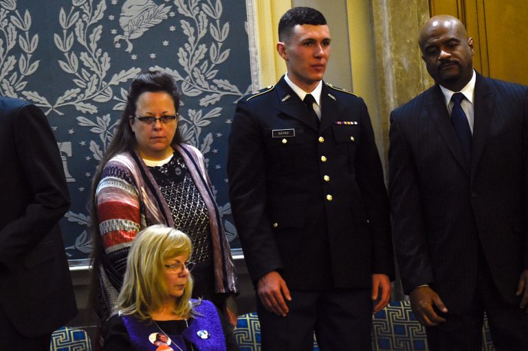 Kentucky Clerk Kim Davis said she attended President Obama's State of the Union address to be an 