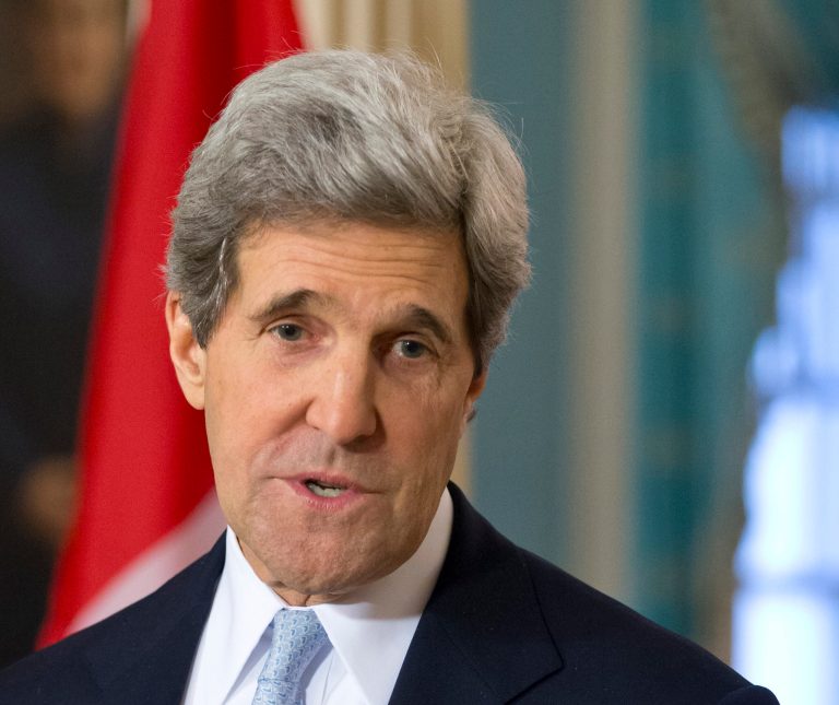Secretary of State John Kerry doesn't want Congress to approve any new sanctions on Iran while negotiations continue with Tehran about its nuclear program. (AP Photo)