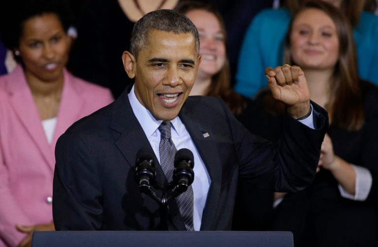 Just two weeks after Obama saw his Democratic party put up an unyielding front against Republicans, his coalition is showing signs of stress. (AP Photo/Stephan Savoia)